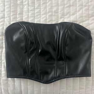 Adika Leather tube top
